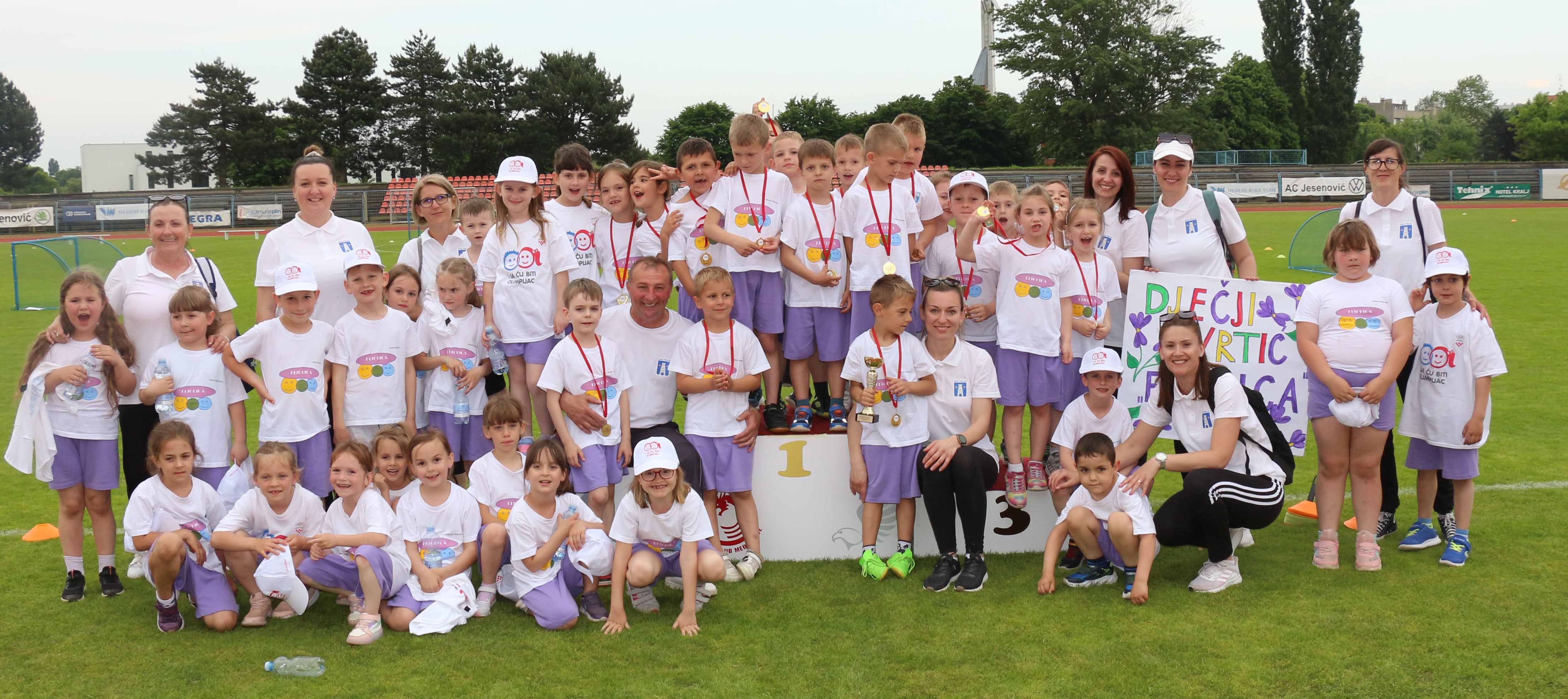 ONI SU NAJBOLJI U Čakovcu održan Olimpijski festival dječjih vrtića Međimurske županije