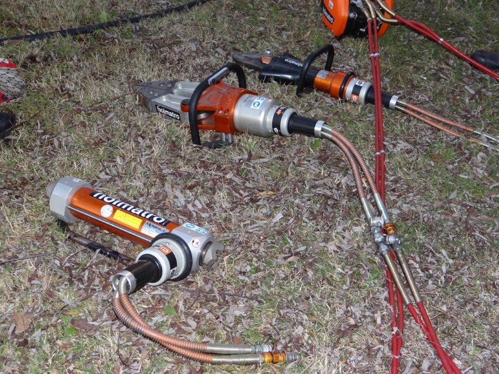 Vatrogasna vježba na obali Mičigen jezera