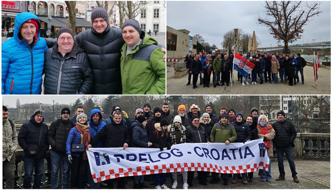 JAKA PODRŠKA Navijači iz Međimurja uživaju u Europskom prvenstvu u rukometu i razgledavanju Luksemburga