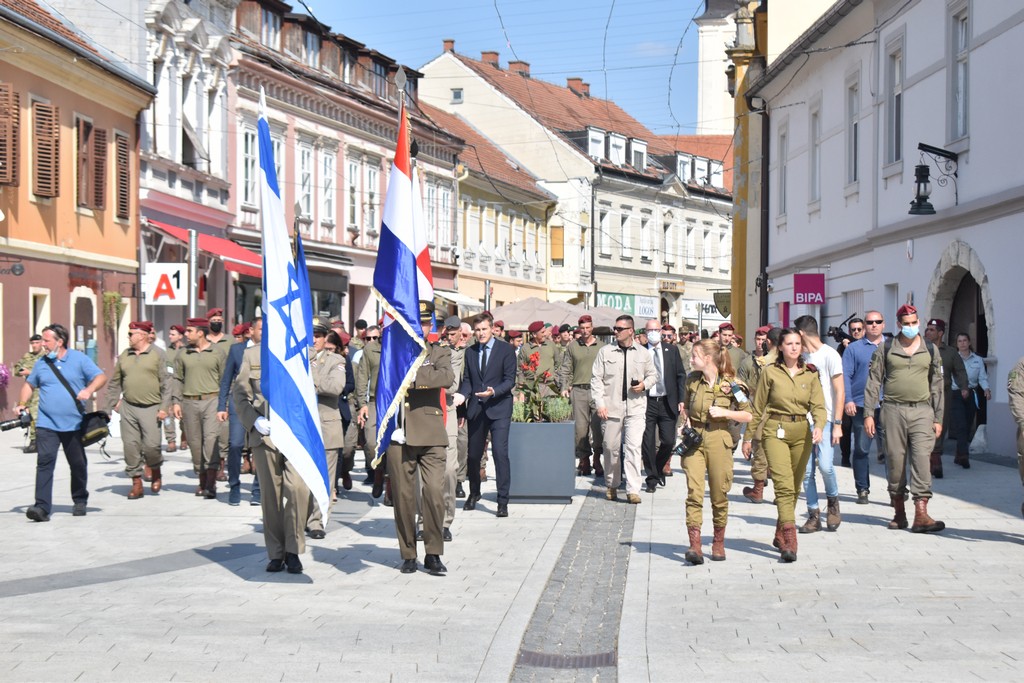 Hrvatski i izraelski vojnici u Čakovcu