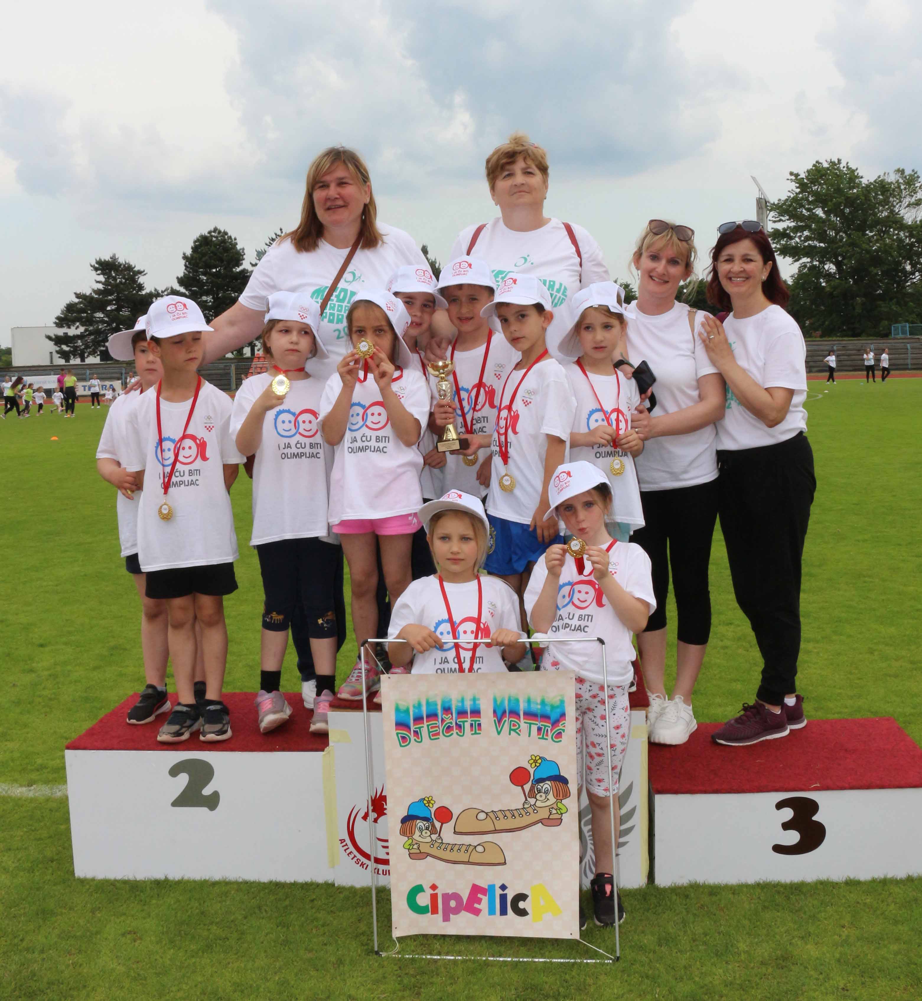 ONI SU NAJBOLJI U Čakovcu održan Olimpijski festival dječjih vrtića Međimurske županije