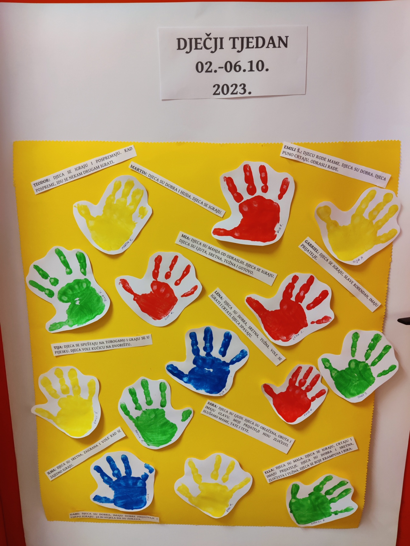 Dječji tjedan u Dječjem vrtiću Cvrčak