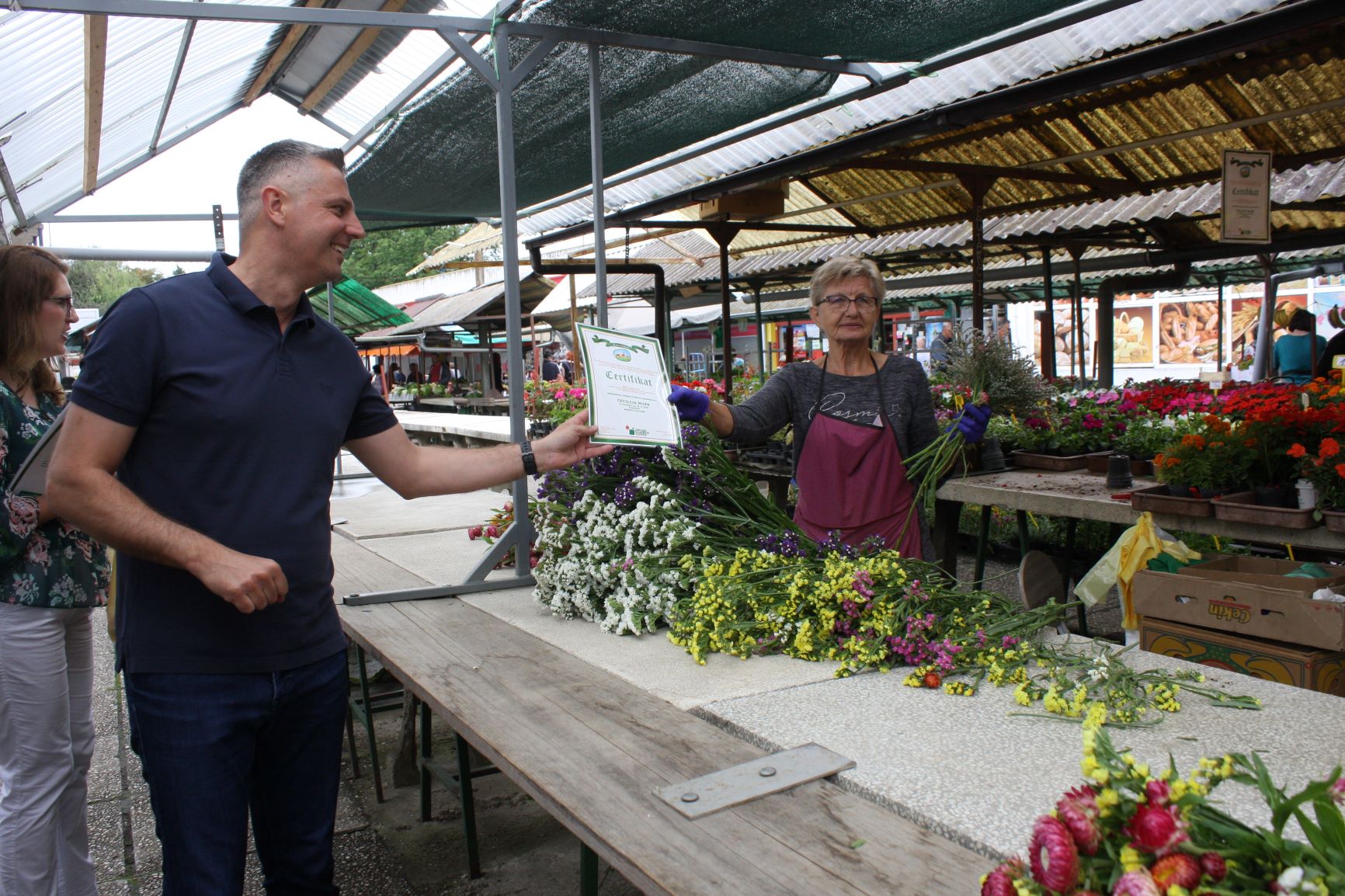 Podijeljeni certifikati OPG-ima koji prodaju na čakovečkoj tržnici