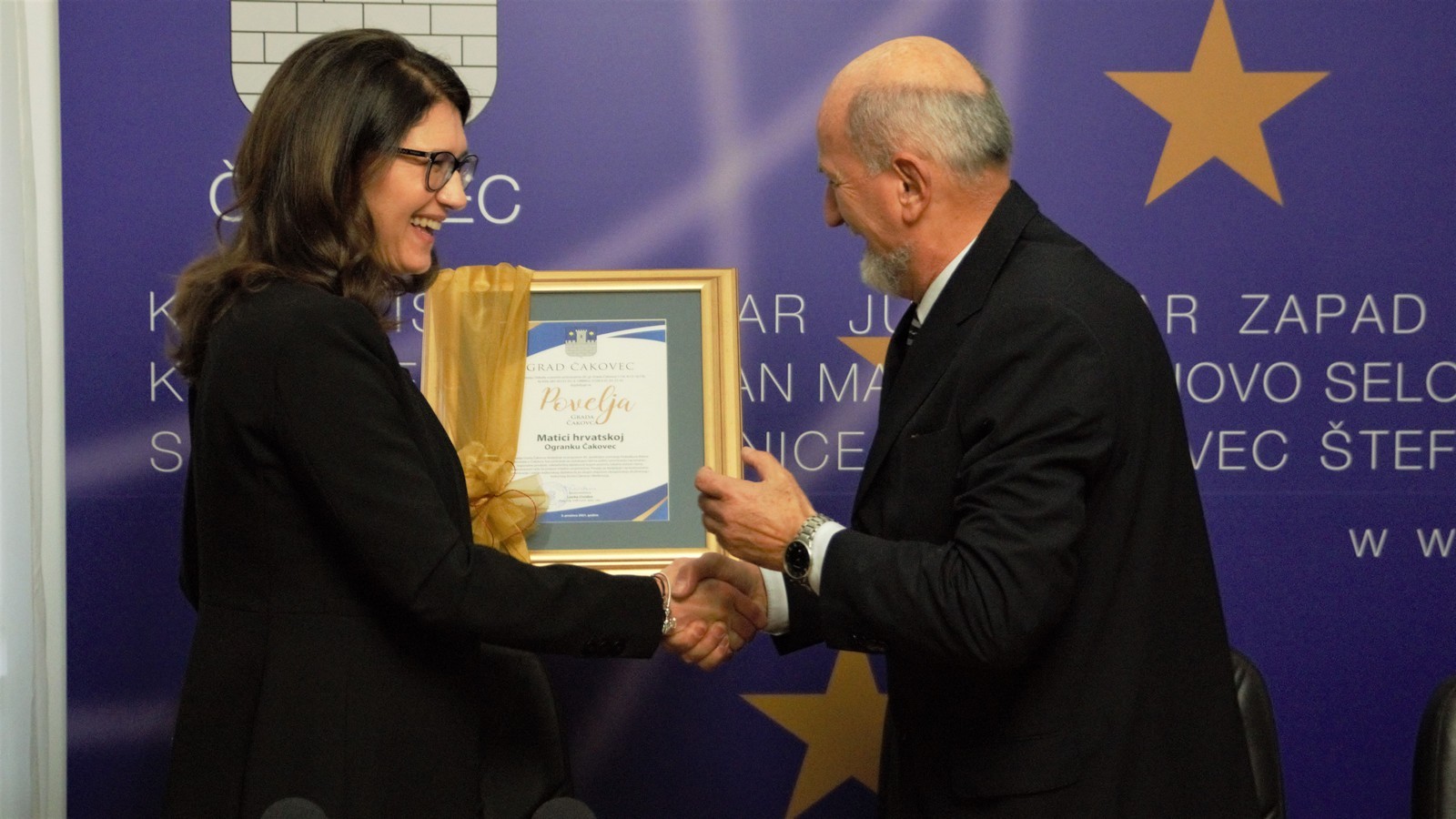 FOTO Matici hrvatskoj – Ogranak Čakovec gradonačelnica uručila Povelju Grada Čakovca