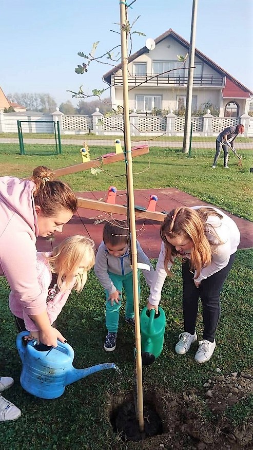 FOTO Velik broj građana subotnje prijepodne iskoristio za sadnju stabala u Čakovcu