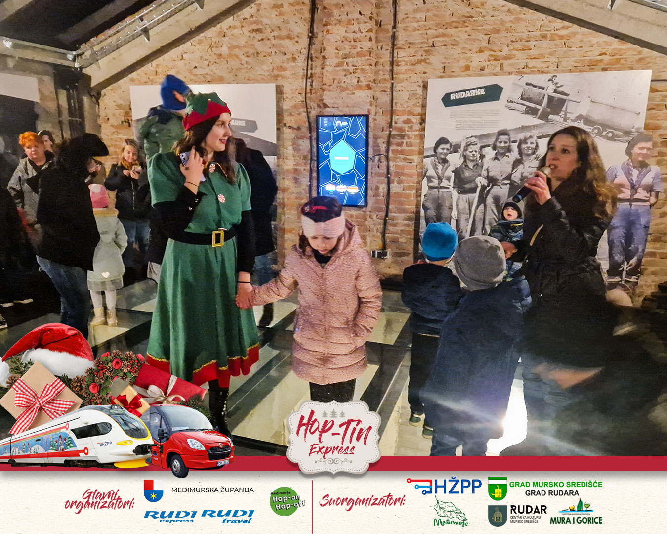 Izlet božićnim vlakom za mališane i pratnju