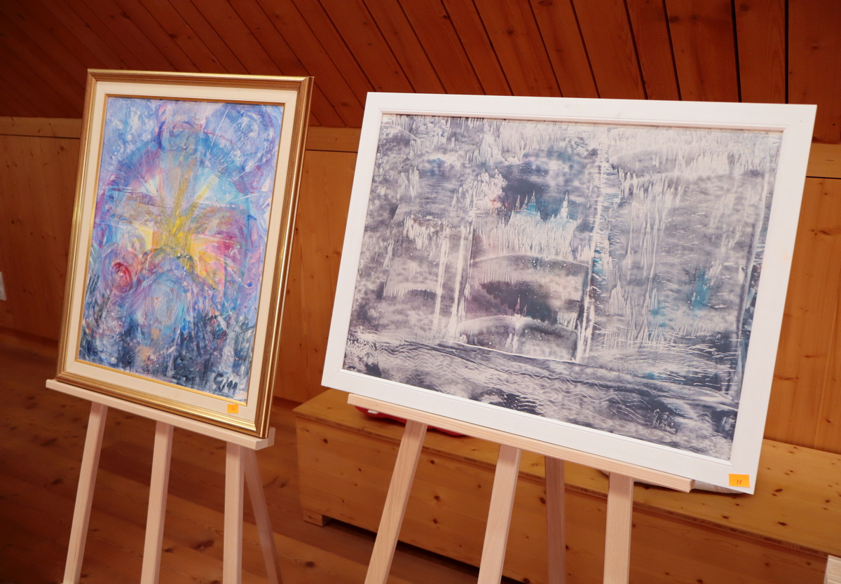 DONJI KRALJEVEC Otvorena izložba Nadice Gorupić, radove naslikala po Steinerovoj metodi