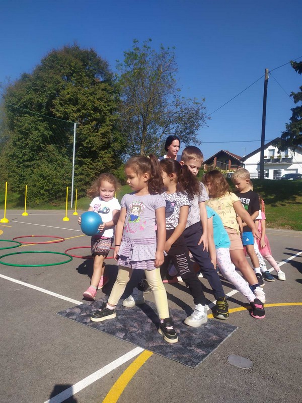 SPORT I DRUŽENJE Mališani iz vrtića ‘Maslačak’ uključili su se u obilježavanje Europskog tjedna sporta