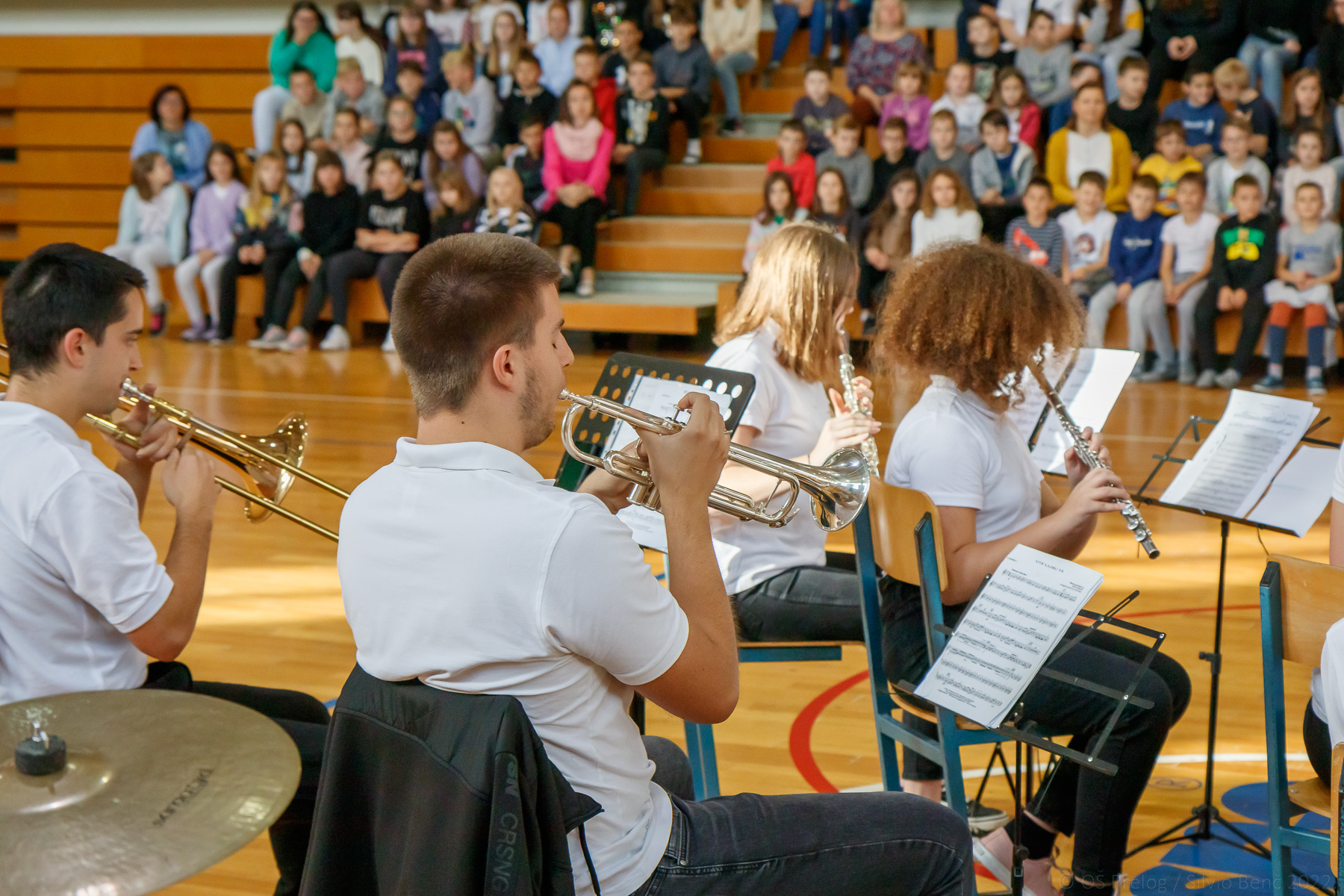 Puhački orkestar u OŠ Prelog