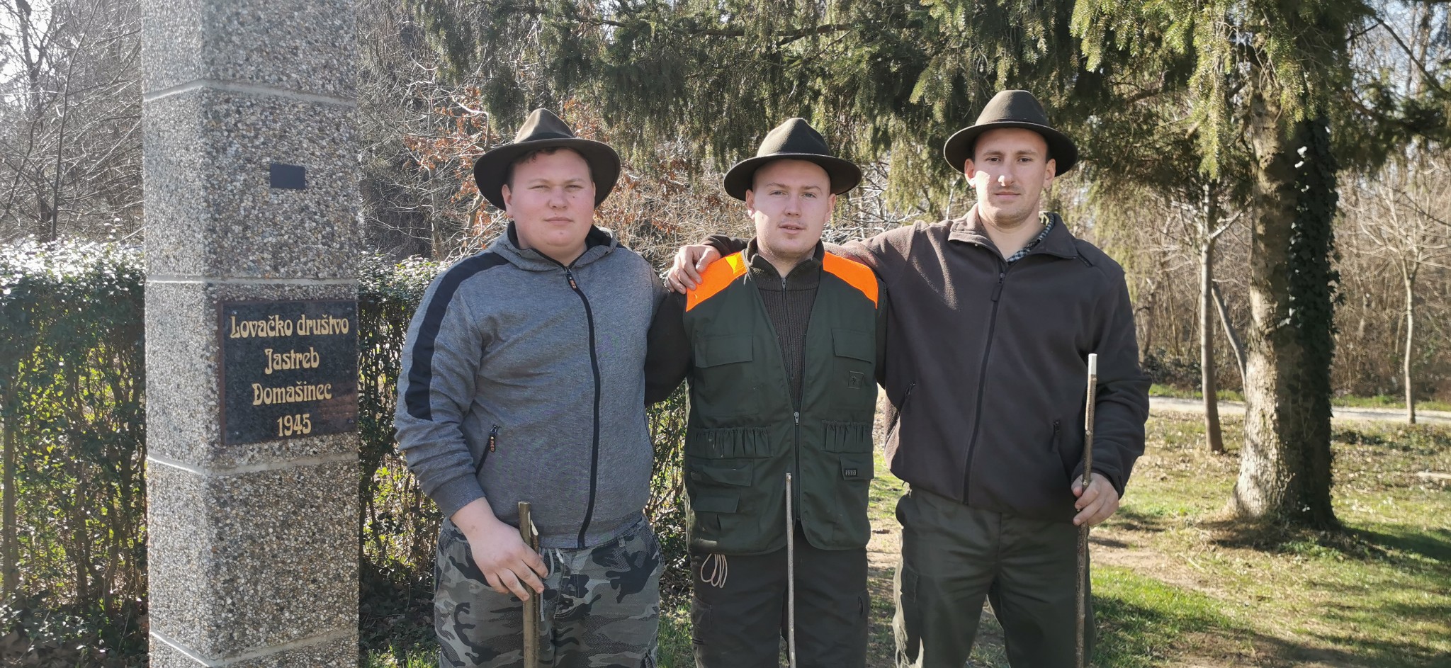 Lovačko krštenje tri mlada lovca u Lovačkom društvu Jastreb Domašinec