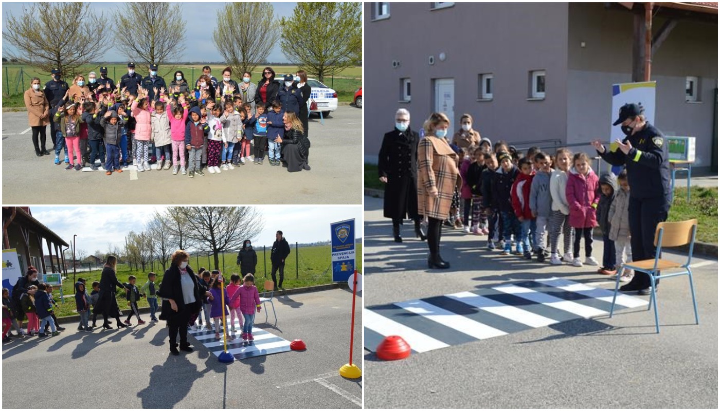 Mališani iz Kuršanca s policijom u edukativnoj akciji
