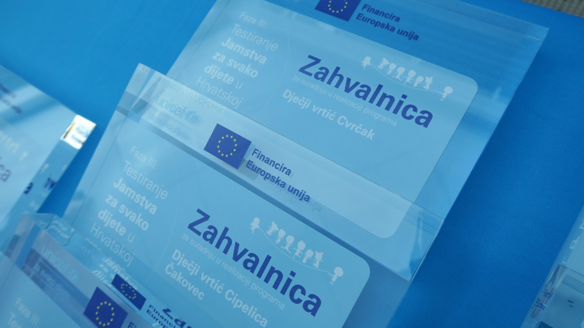 UNICEF i Međimurska županija jačaju najmlađe i njihove obitelji