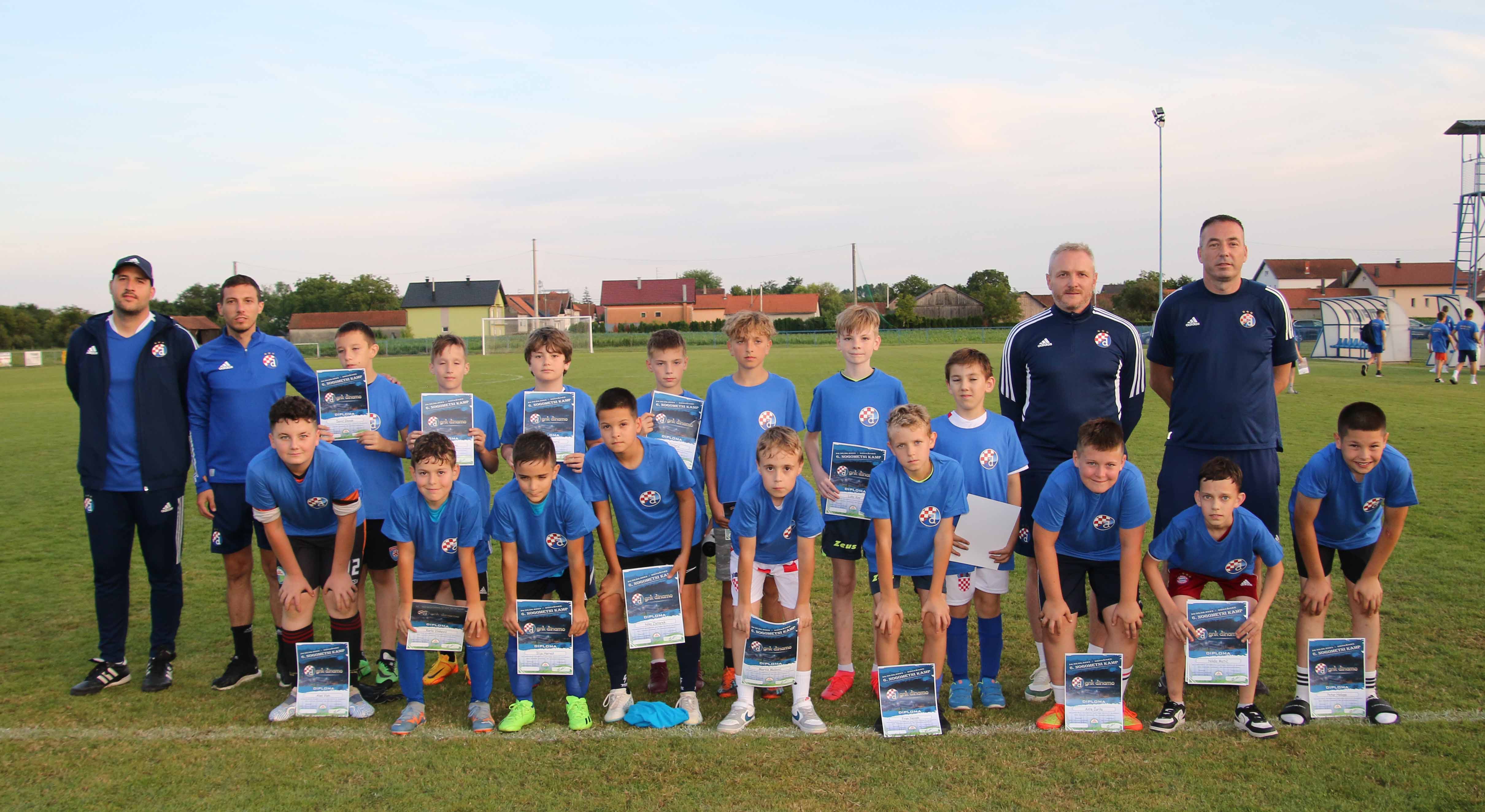 VELIKI INTERES DJECE U Domašincu održan kamp GNK Dinamo