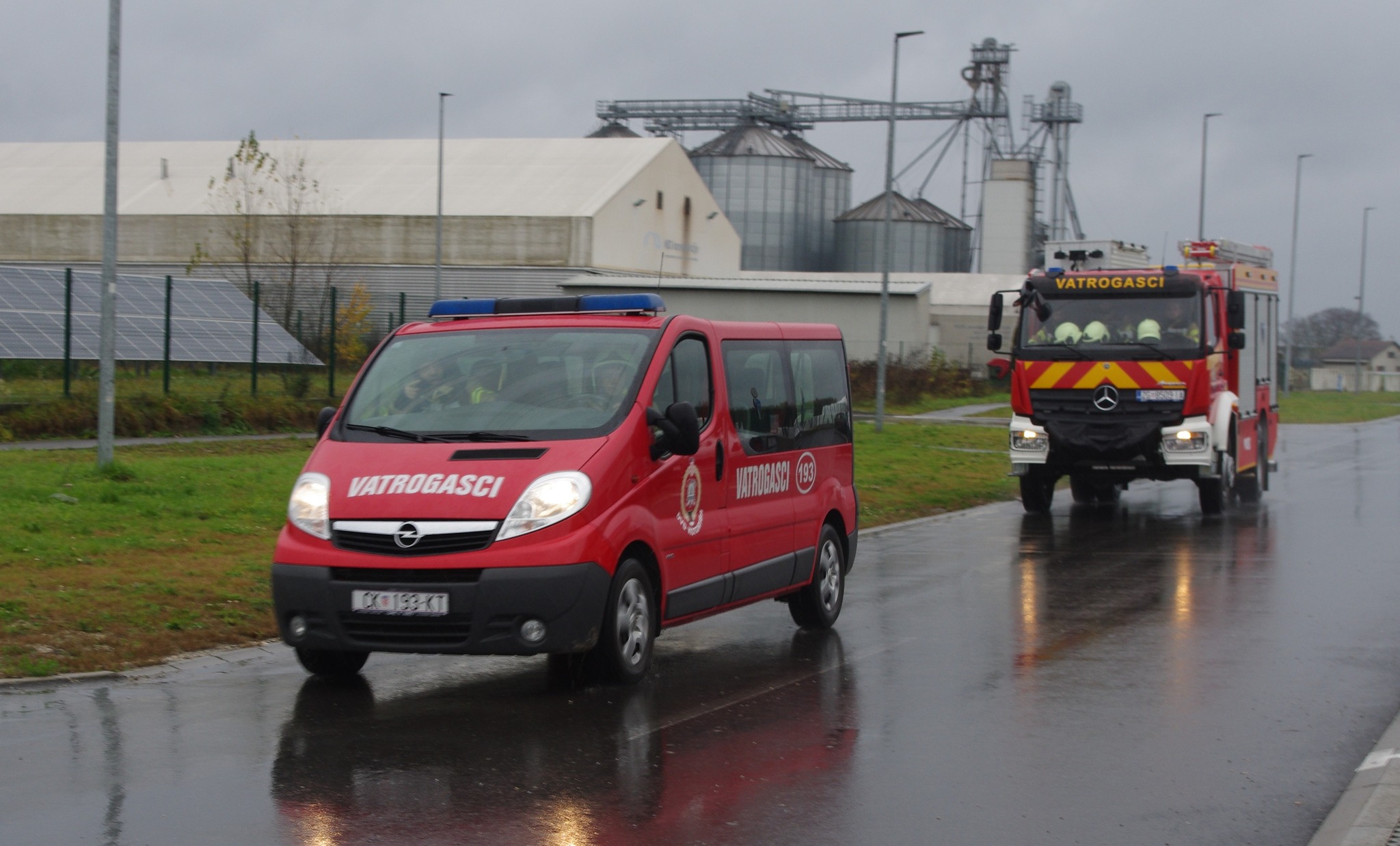 Kotoripski vatrogasci proveli vatrogasnu vježbu u tvrtki Muraplast