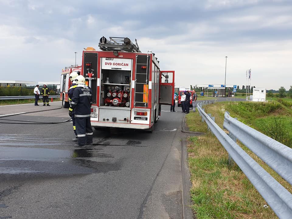 Požar auta DVD Goričan