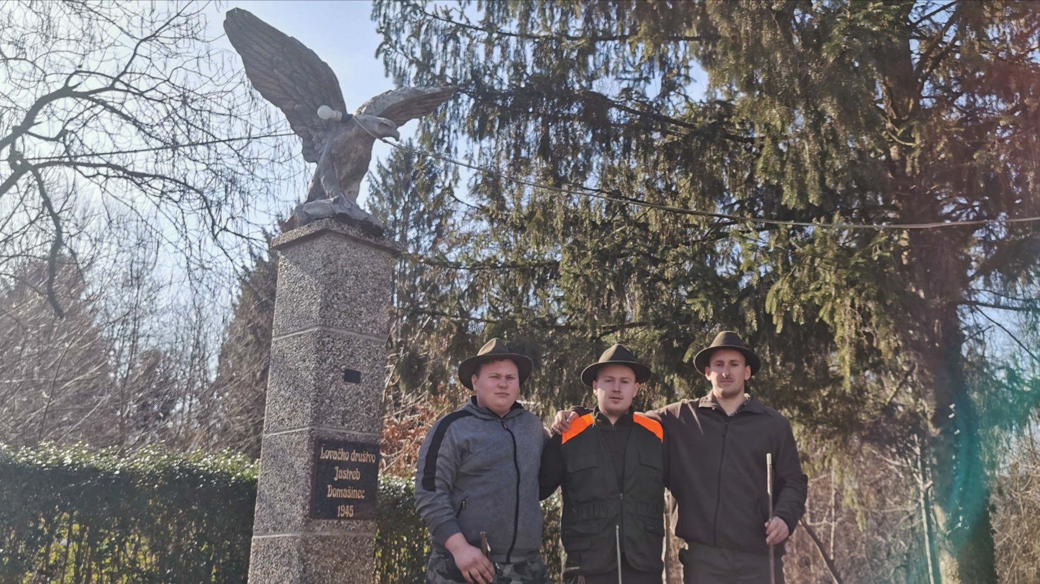 Lovačko krštenje tri mlada lovca u Lovačkom društvu Jastreb Domašinec