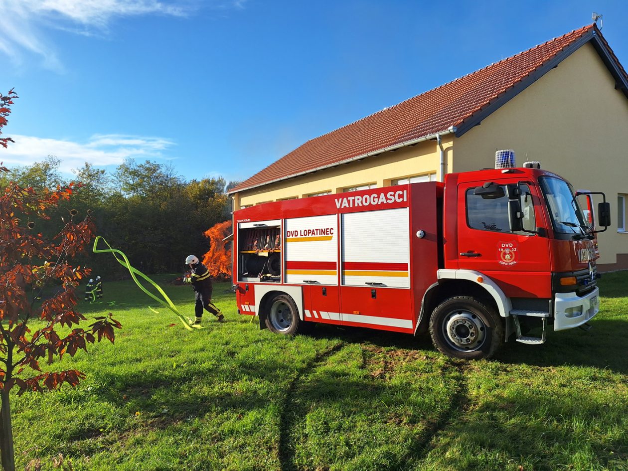 vatrogasna vježba Vatrogasne zajednice općine Sveti Juraj na Bregu
