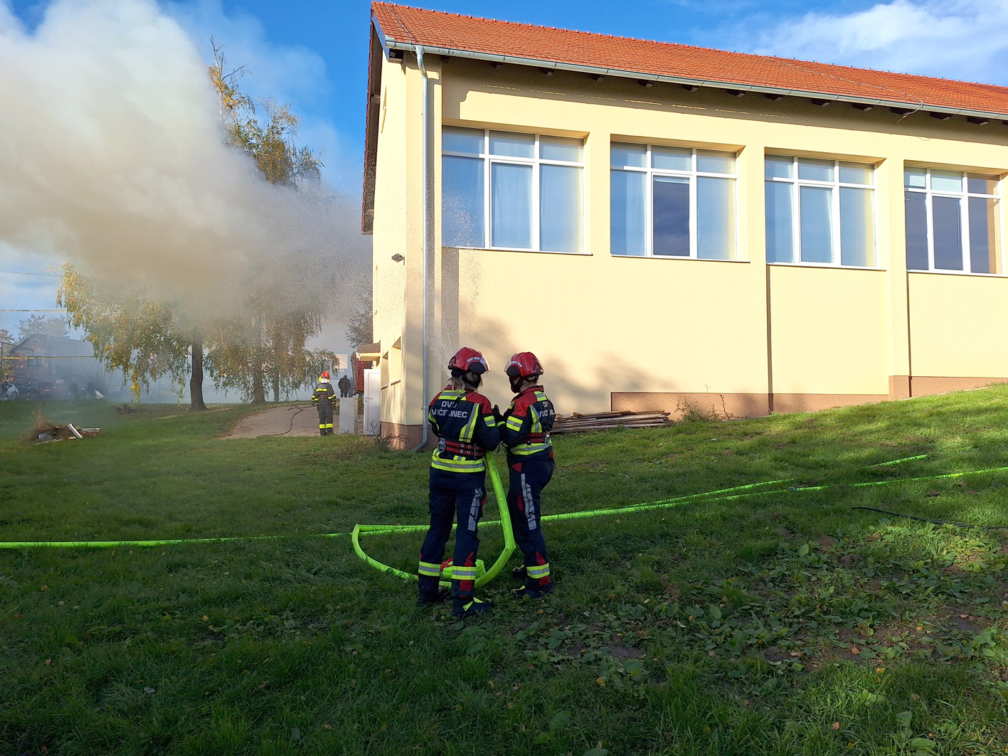 vatrogasna vježba Vatrogasne zajednice općine Sveti Juraj na Bregu