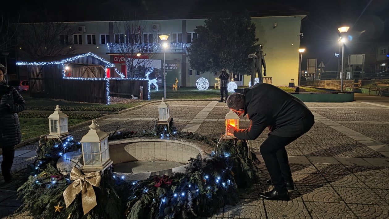 Paljenje prve adventske svijeće Mursko Središće 2025 3