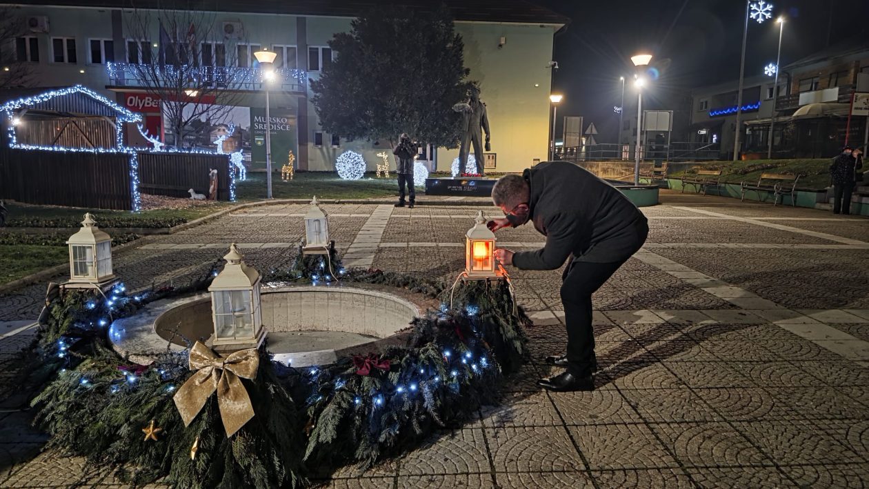 Paljenje prve adventske svijeće Mursko Središće 2025 3
