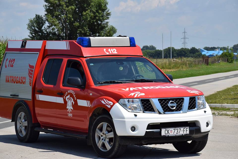 Vatrogasna vježba u tvrtki Kerbek u Donjem Kraljevcu