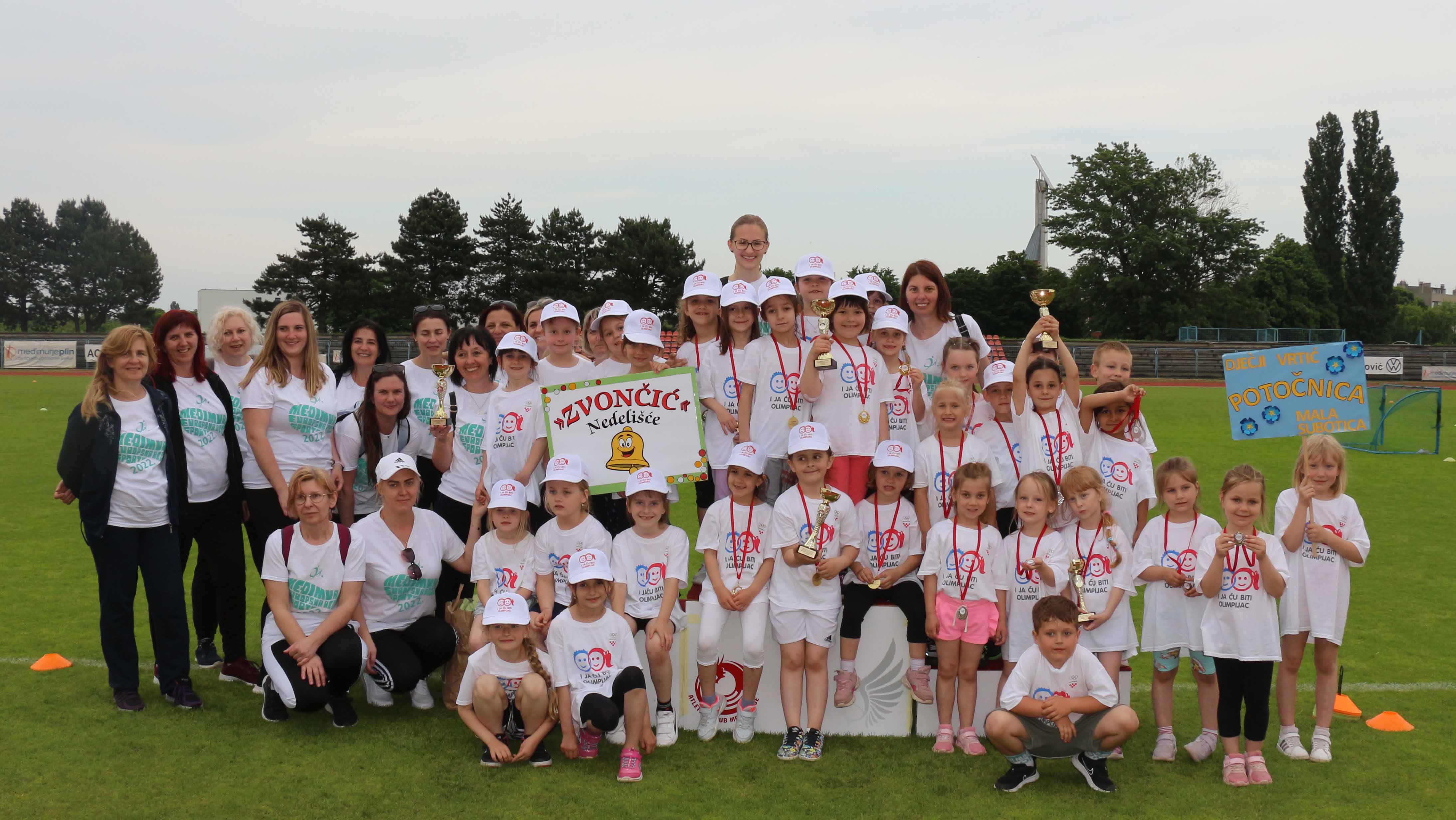 ONI SU NAJBOLJI U Čakovcu održan Olimpijski festival dječjih vrtića Međimurske županije