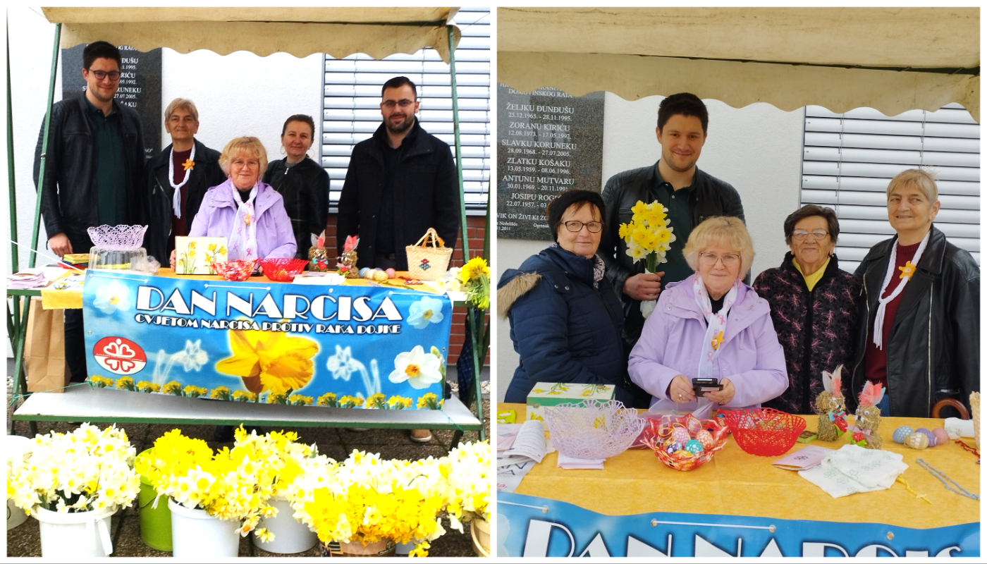 DAN NARCISA Akciju u Nedelišću unatoč lošem vremenu podržali brojni mještani