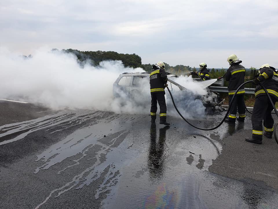 Požar auta DVD Goričan