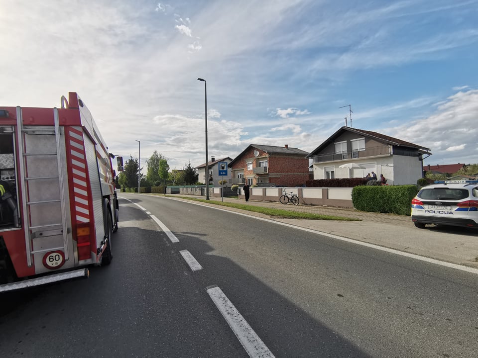 Požar podruma u Prelogu, na teren izašli brojni vatrogasci