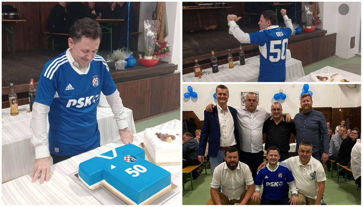 SVE JE BILO U ZNAKU DINAMA Anđelko Bukal iz Gornjeg Hrašćana proslavio pedeseti rođendan!