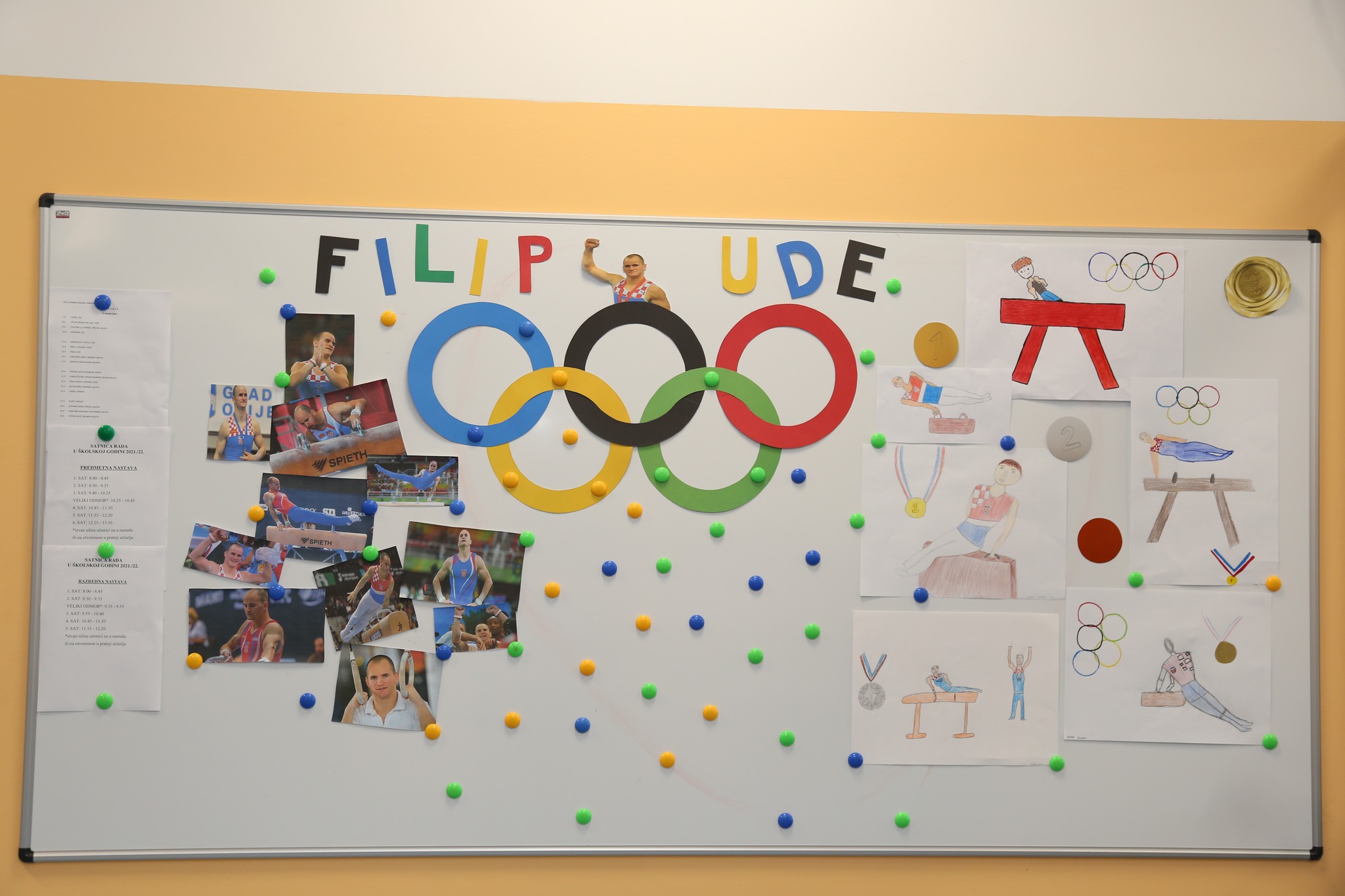 Filip Ude povodom Hrvatskog olimpijskog dana posjetio OŠ Vladimira Nazora Pribislavec