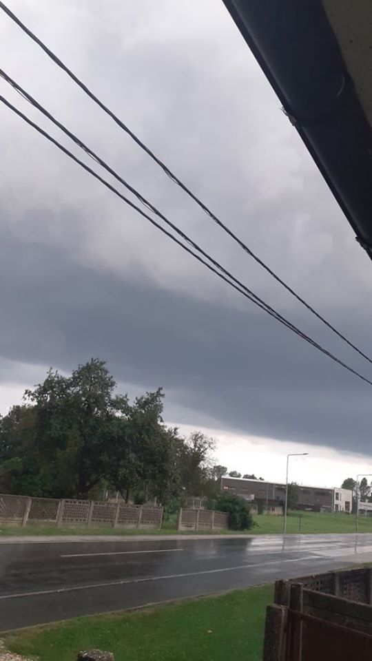 FOTO Nevrijeme u Međimurju! Promjena vremena u našem kraju: Kiša, grmljavina i tuča