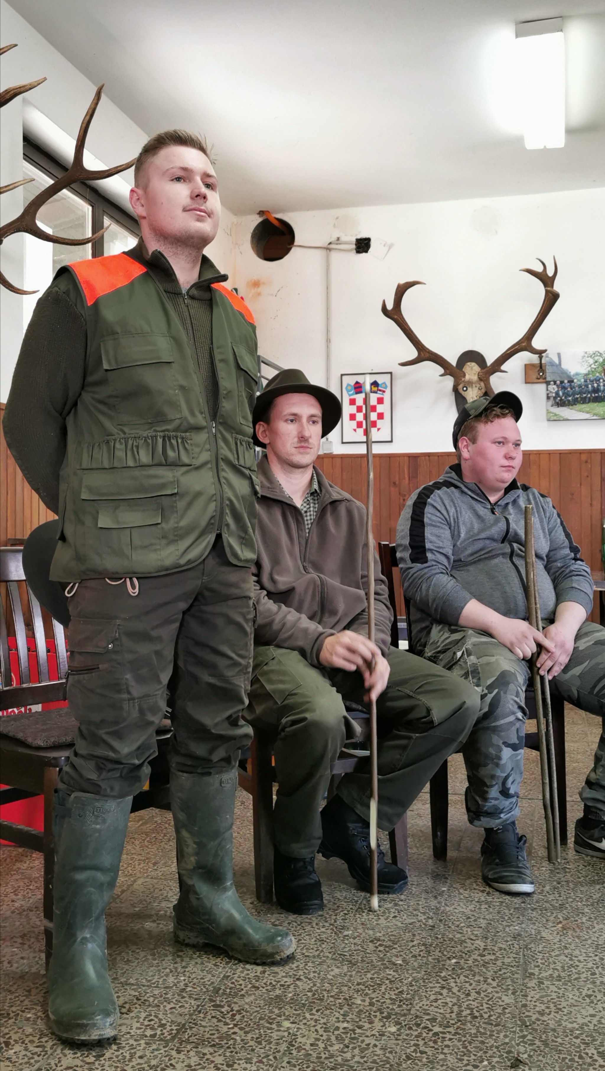 Lovačko krštenje tri mlada lovca u Lovačkom društvu Jastreb Domašinec