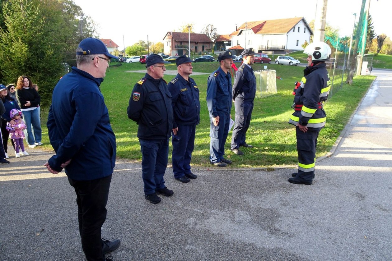vatrogasna vježba Vatrogasne zajednice općine Sveti Juraj na Bregu