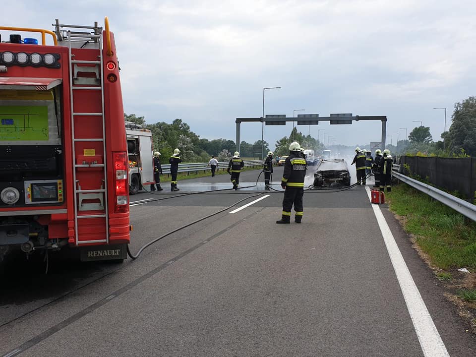 Požar auta DVD Goričan