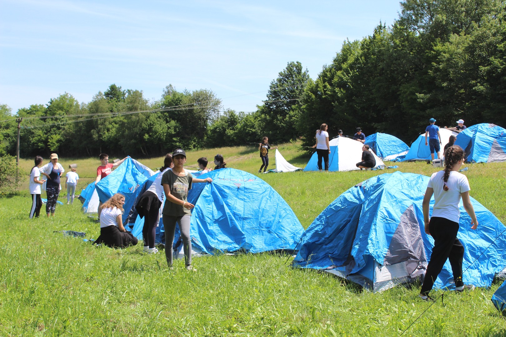 UČENICI UŽIVALI Kampiranje i terenska nastava učenika OŠ Hodošan i OŠ Orehovica