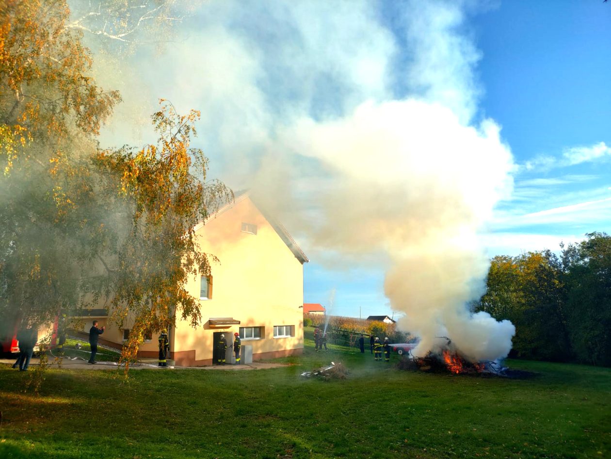 vatrogasna vježba Vatrogasne zajednice općine Sveti Juraj na Bregu