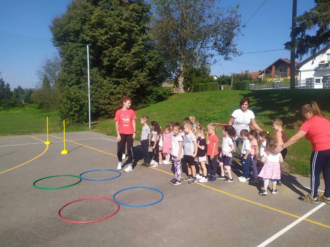 SPORT I DRUŽENJE Mališani iz vrtića ‘Maslačak’ uključili su se u obilježavanje Europskog tjedna sporta