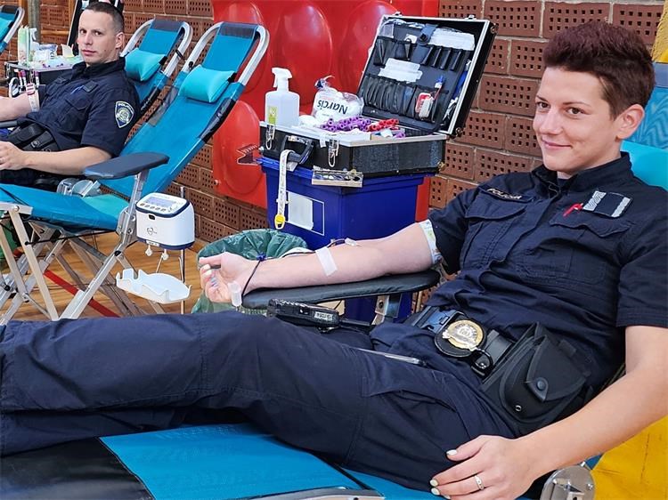 FOTO Obilježavanje Dana policije nastavljeno dobrovoljnim darivanjem krvi i sportskim susretima