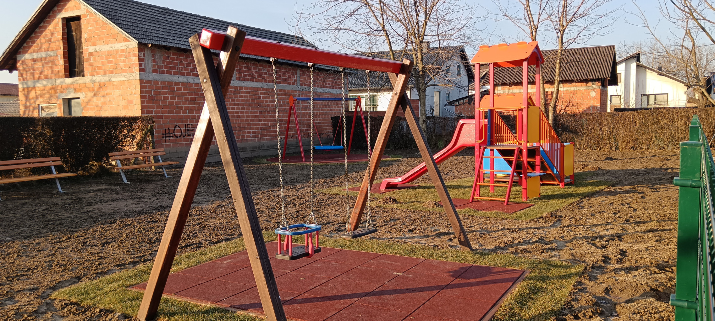 Dječje igralište u Nedelišću i Vatrogasni dom u Črečanu