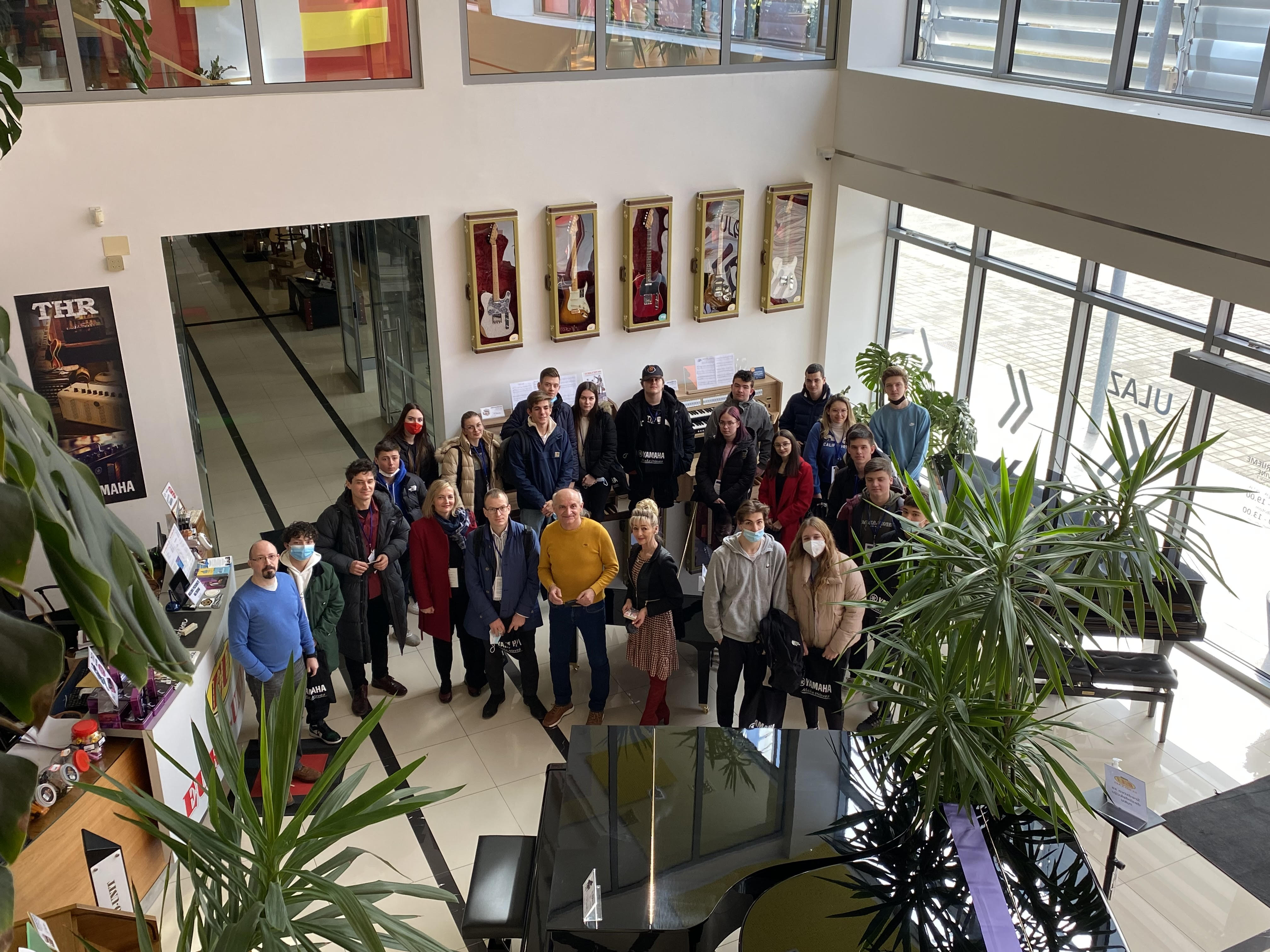 Učenicima ETŠ Čakovec u goste stigli učenici iz Francuske