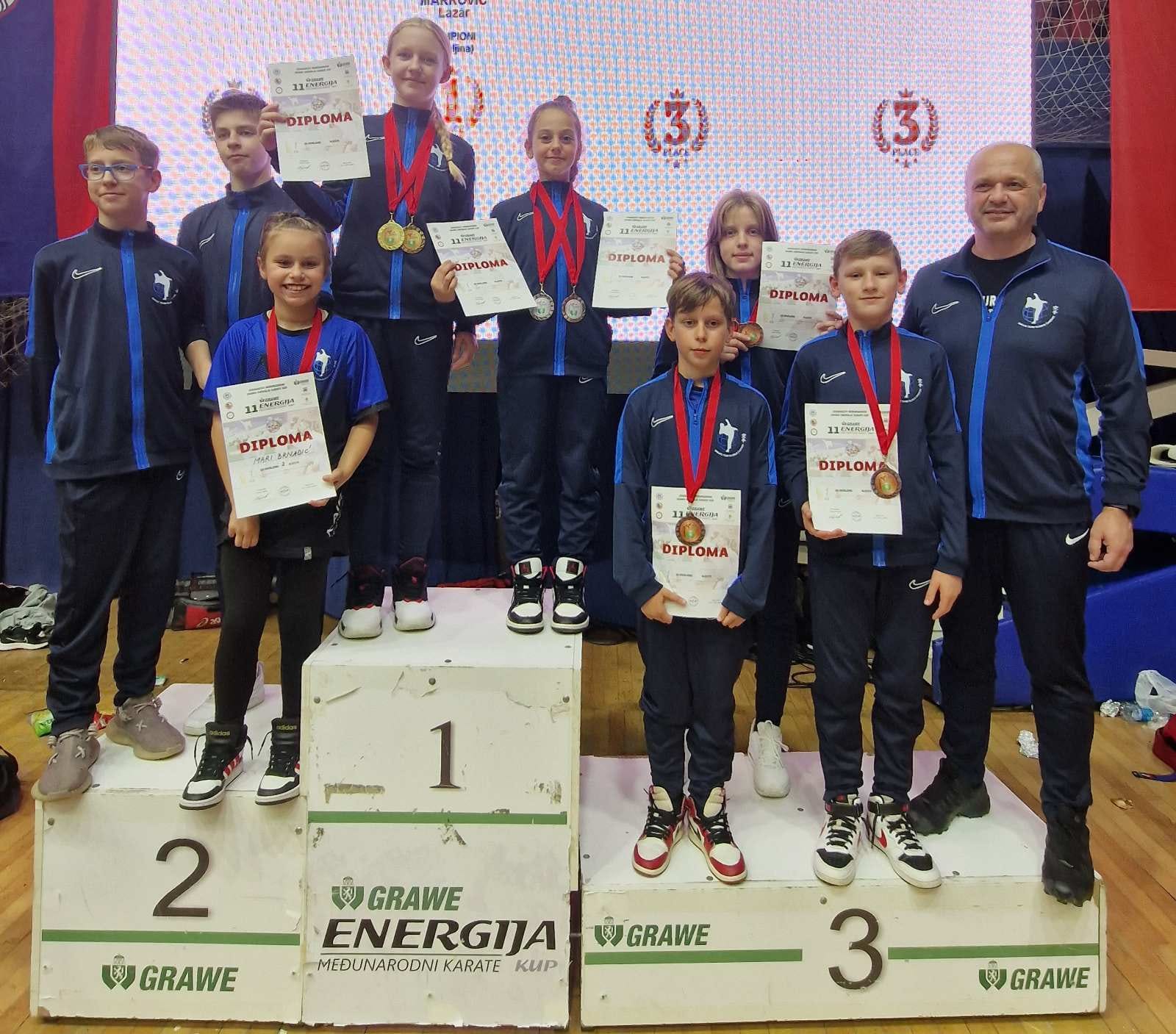 KARATE KLUB GLOBUS Mladi karatisti osvojili 8 medalja u Banja Luci