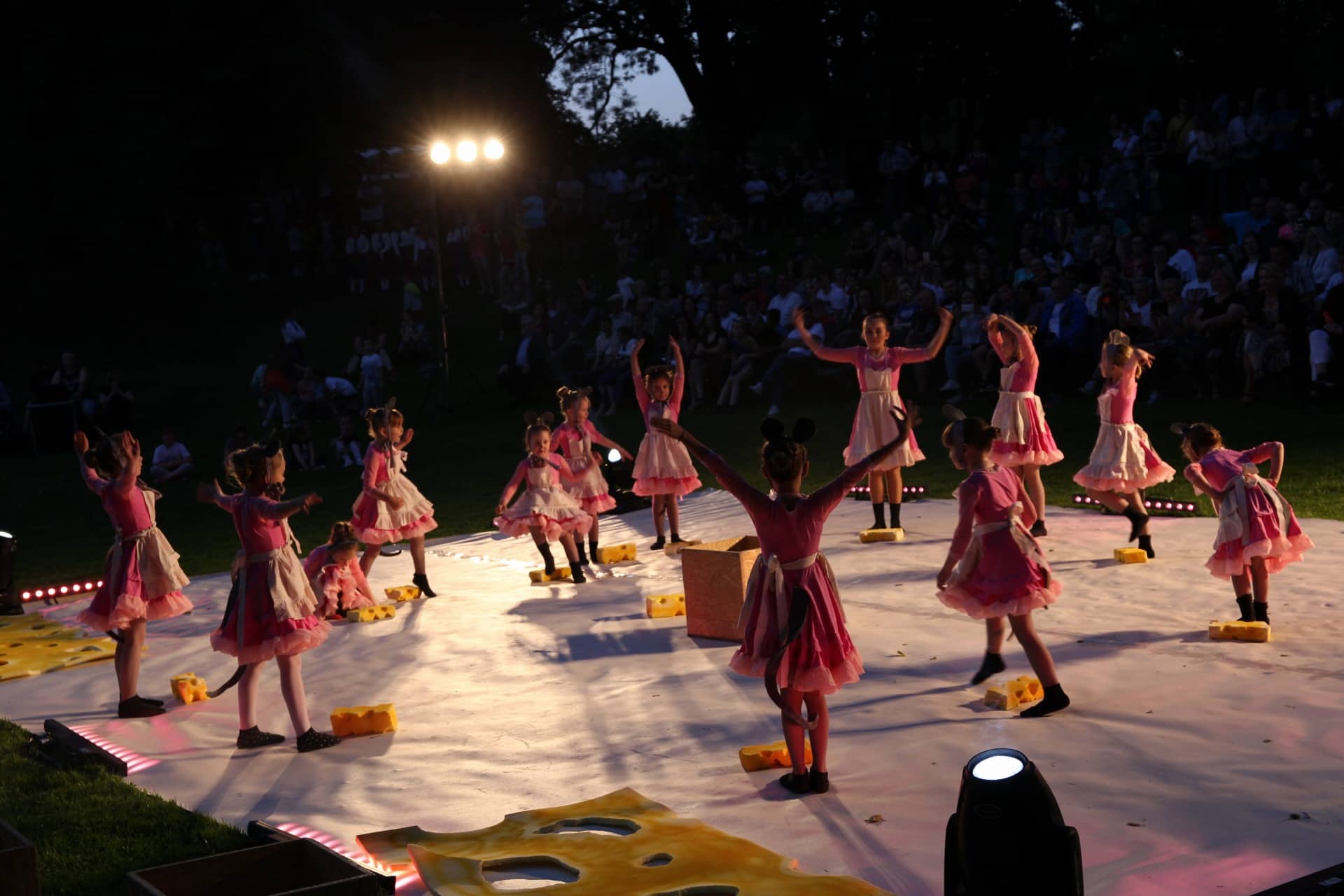 Predstava ‘Na dlanu jezera’ u lijepom ambijentu jezera podno zidina Starog grada