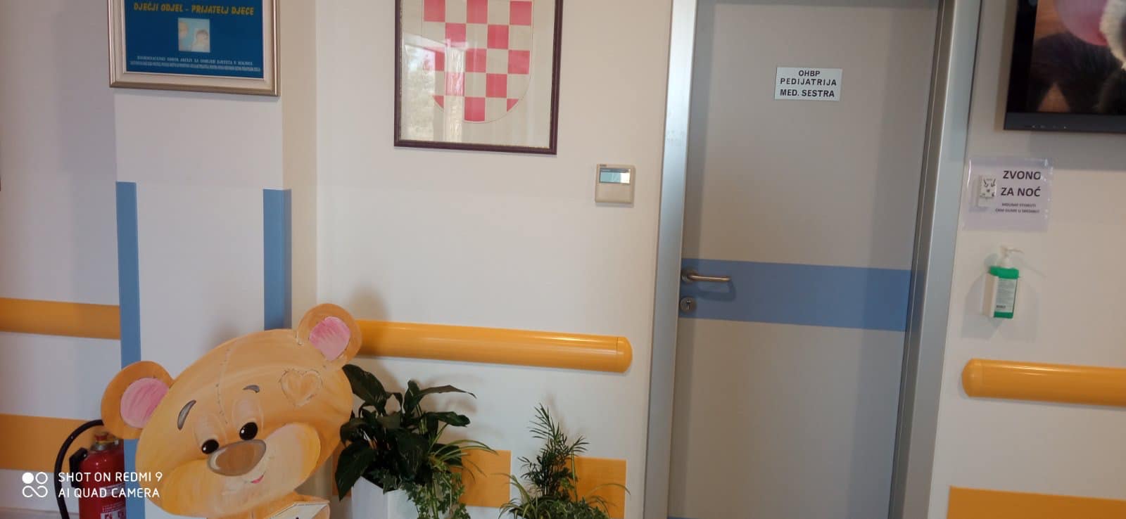 Drvene figure na Odjelu pedijatrije