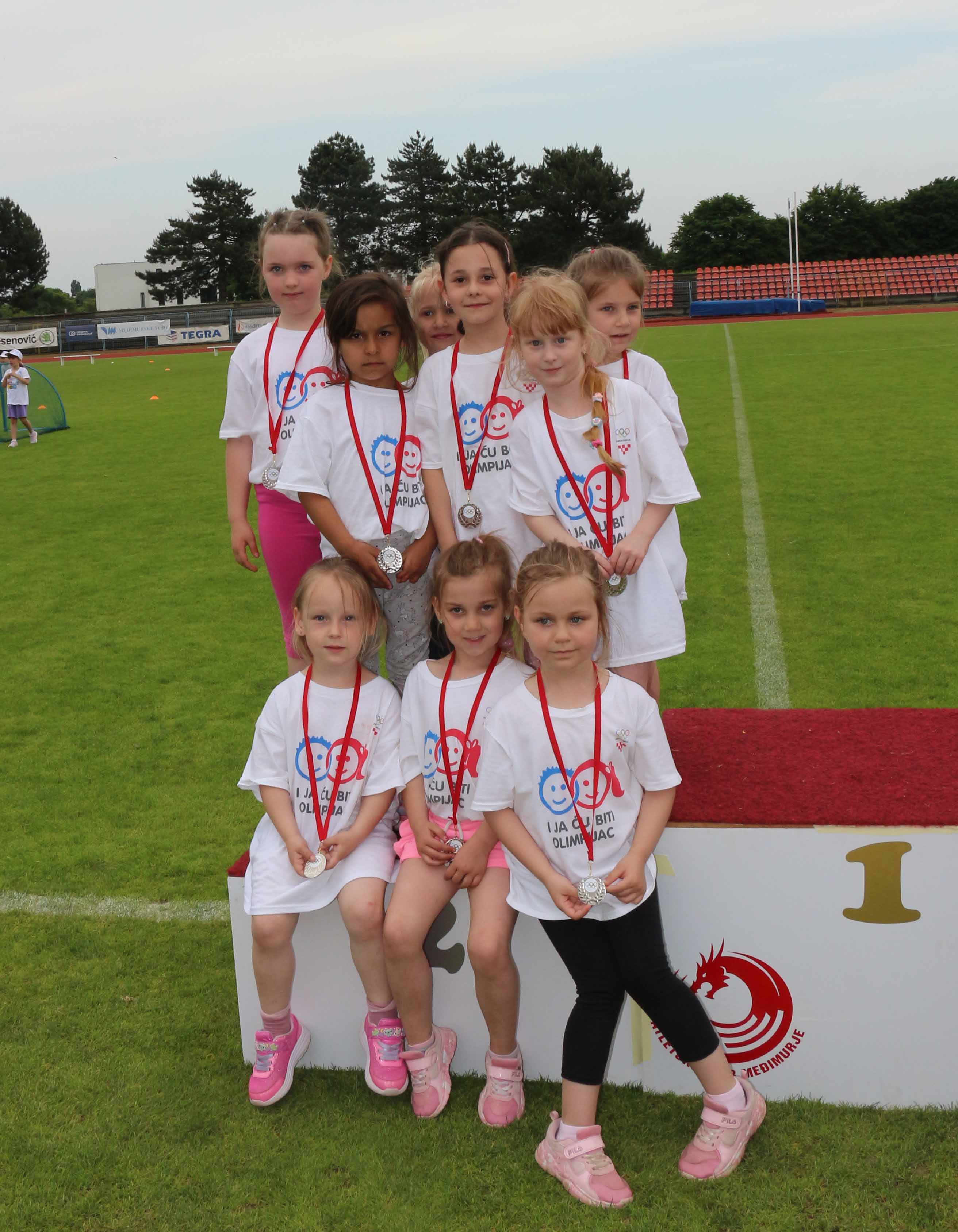 ONI SU NAJBOLJI U Čakovcu održan Olimpijski festival dječjih vrtića Međimurske županije