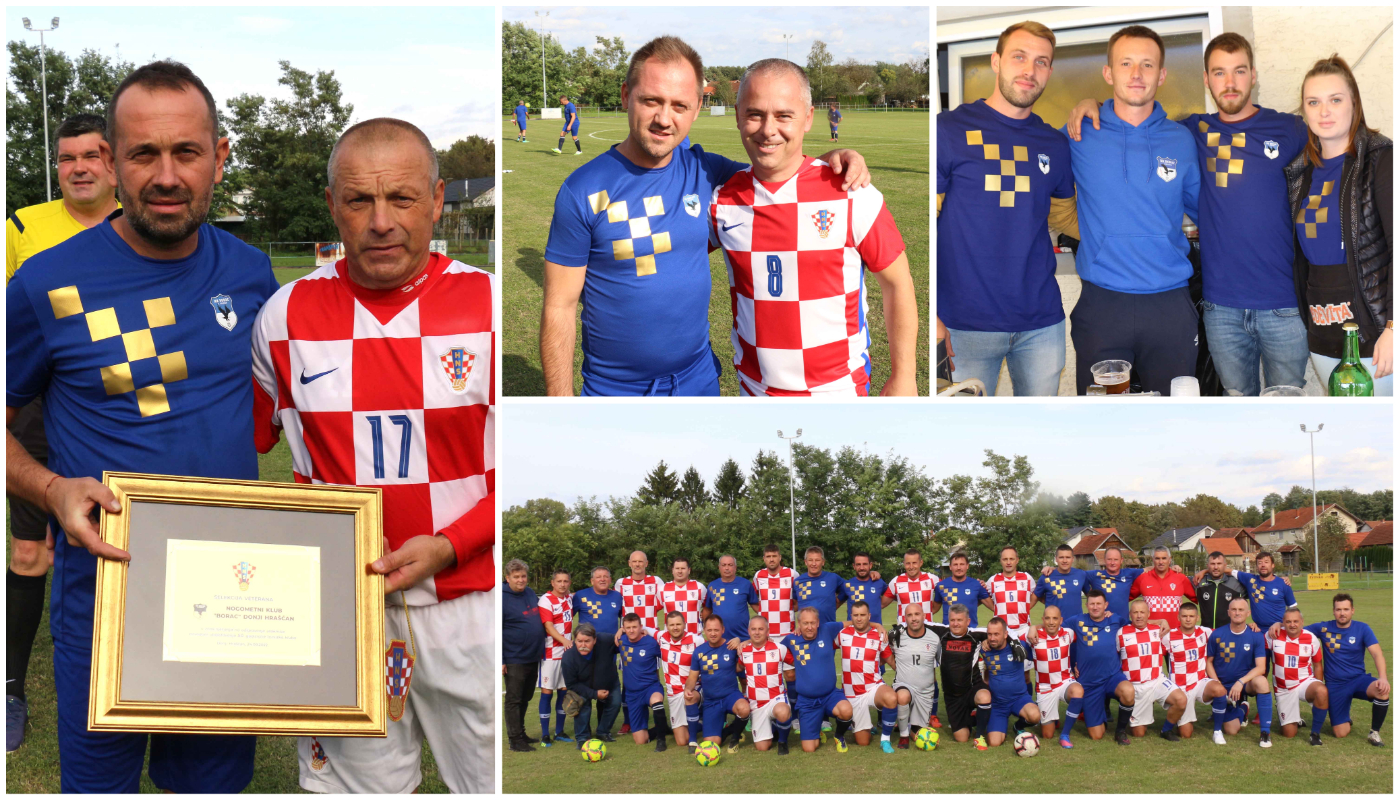 Borac u Donjem Hrašćanu ugostio veterane Hrvatskog nogometnog saveza