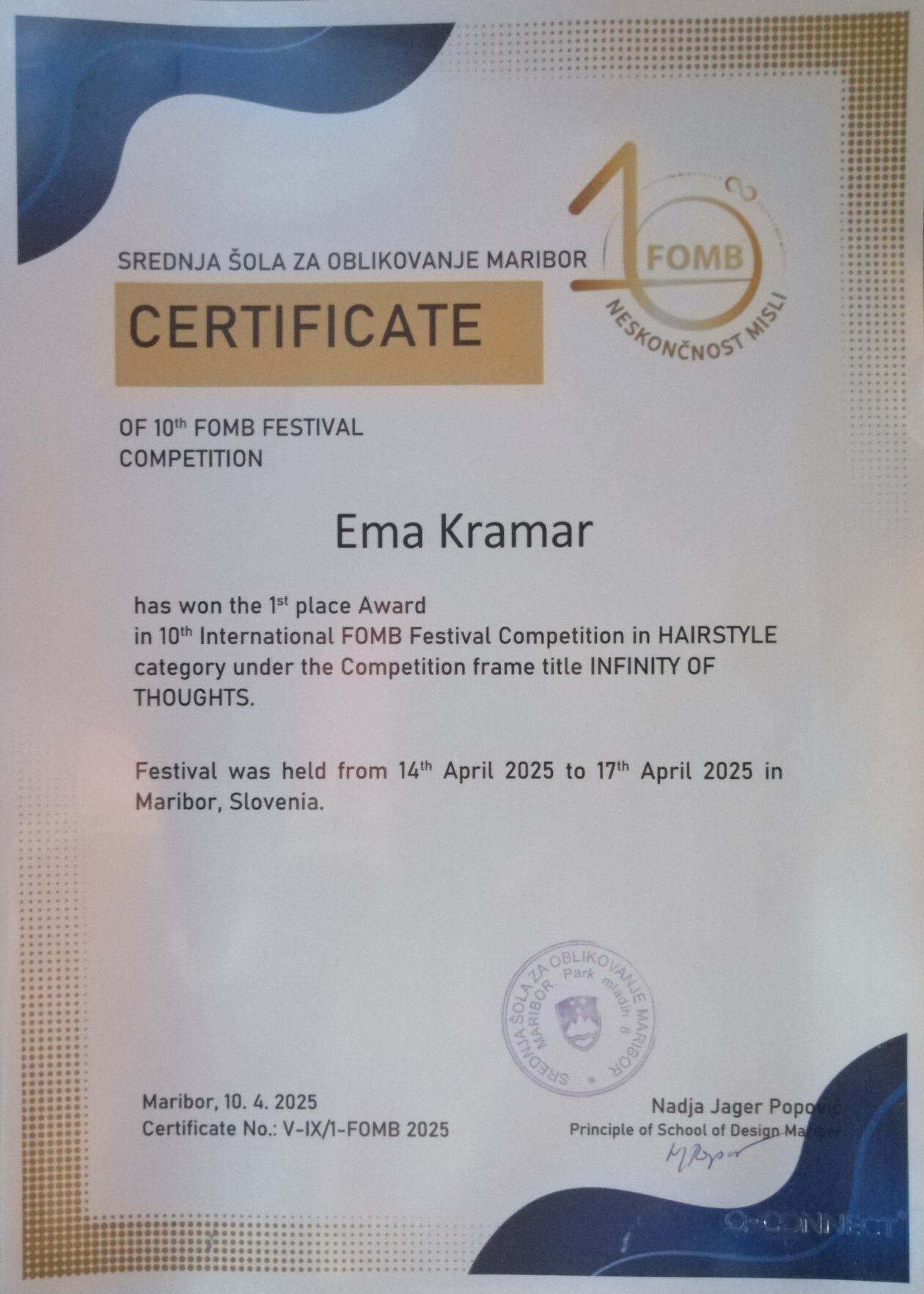 ma Kramar najbolja u kategoriji frizura ma Kramar najbolja u kategoriji frizura