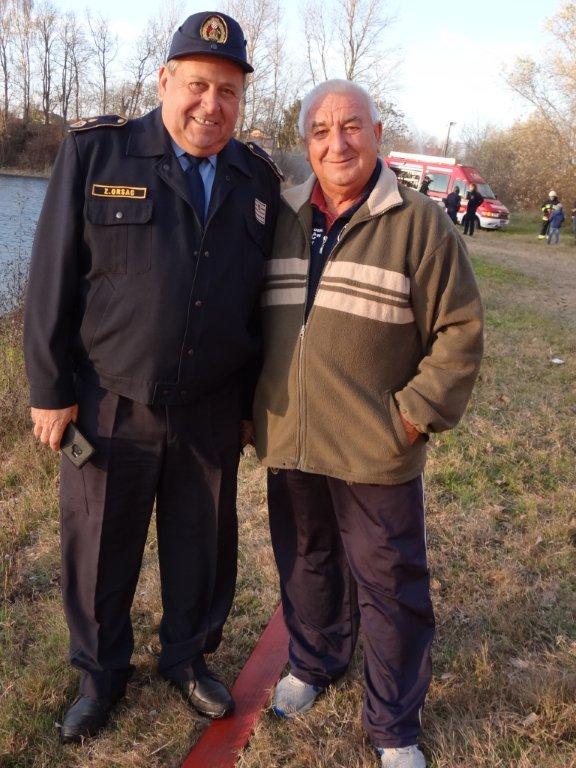 Vatrogasna vježba na obali Mičigen jezera