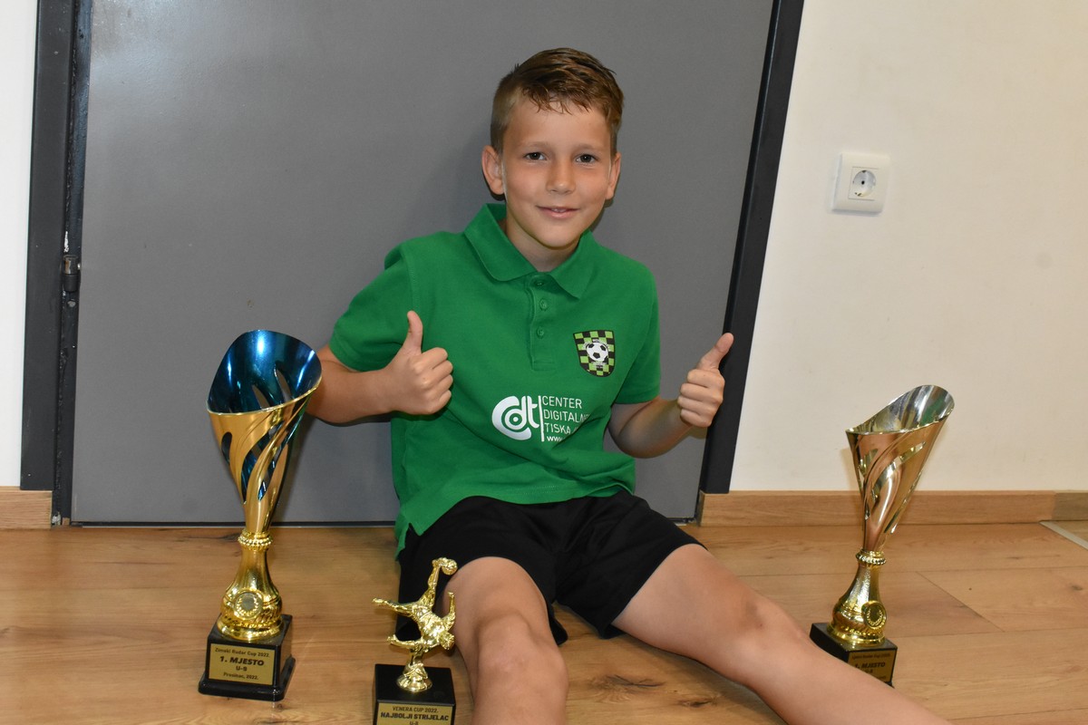 IVANO ŽGANEC IZ MURSKOG SREDIŠĆA Mladi nogometaš: Soba ispunjena nogometom