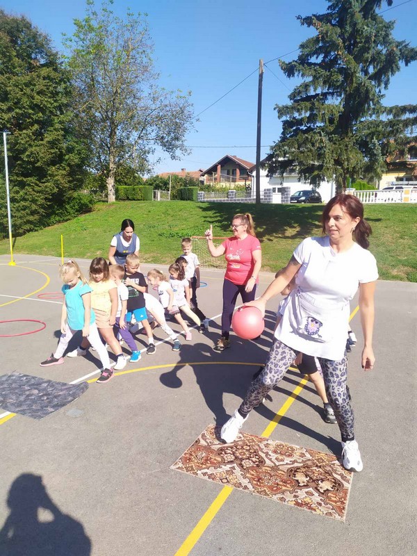 SPORT I DRUŽENJE Mališani iz vrtića ‘Maslačak’ uključili su se u obilježavanje Europskog tjedna sporta